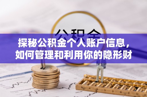 莎车探秘公积金个人账户信息，如何管理和利用你的隐形财富