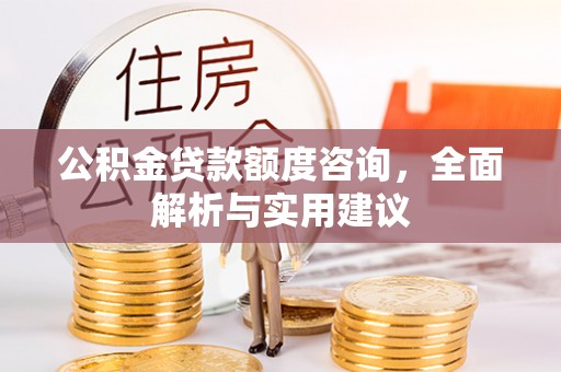 莎车公积金贷款额度咨询，全面解析与实用建议